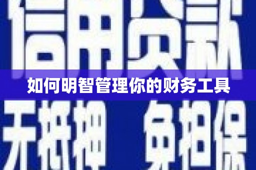 文水如何明智管理你的财务工具