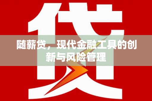文水随薪贷，现代金融工具的创新与风险管理