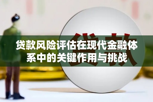 文水贷款风险评估在现代金融体系中的关键作用与挑战