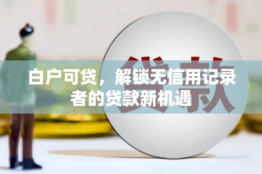 文水白户可贷，解锁无信用记录者的贷款新机遇