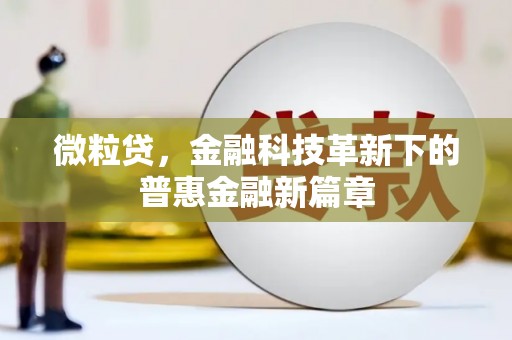 文水微粒贷，金融科技革新下的普惠金融新篇章