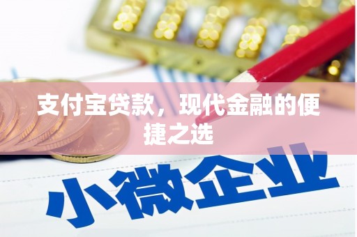 文水支付宝贷款，现代金融的便捷之选