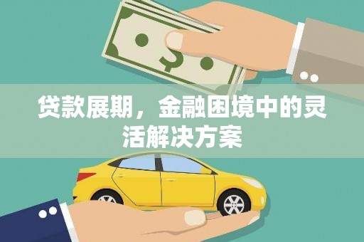 文水贷款展期，金融困境中的灵活解决方案