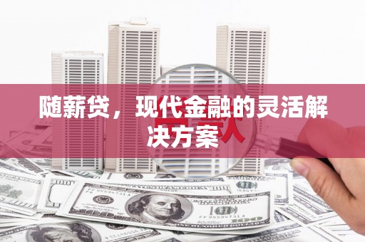 文水随薪贷，现代金融的灵活解决方案