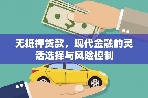 文水无抵押贷款，现代金融的灵活选择与风险控制