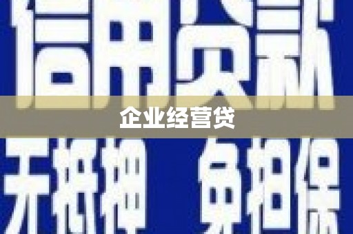 文水企业经营贷