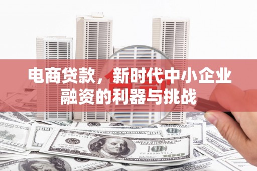 文水电商贷款，新时代中小企业融资的利器与挑战