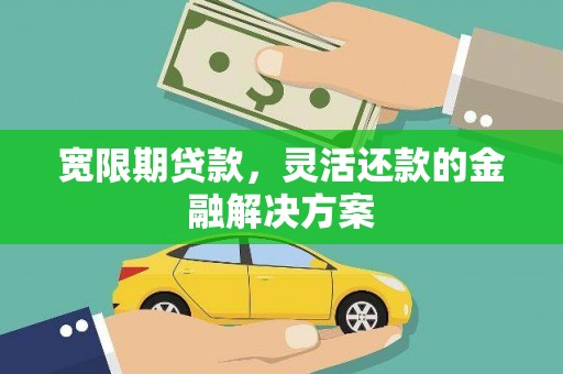 文水宽限期贷款，灵活还款的金融解决方案