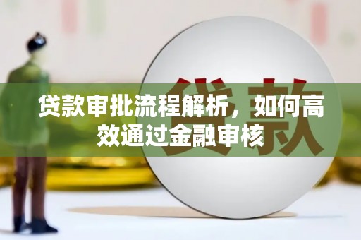 文水贷款审批流程解析，如何高效通过金融审核