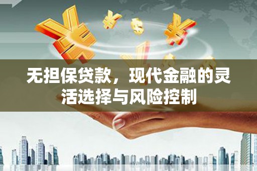 文水无担保贷款，现代金融的灵活选择与风险控制