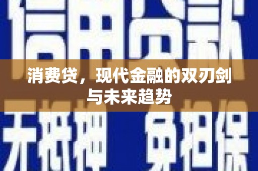 文水消费贷，现代金融的双刃剑与未来趋势