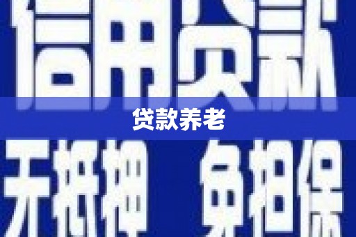 文水贷款养老
