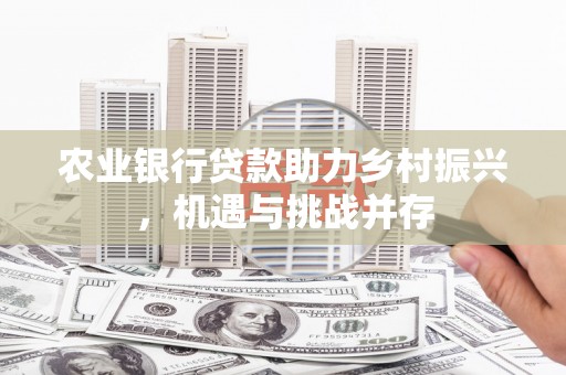 文水农业银行贷款助力乡村振兴，机遇与挑战并存
