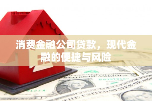 文水消费金融公司贷款，现代金融的便捷与风险