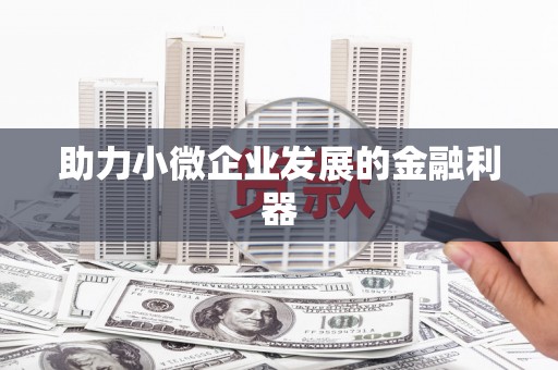 文水助力小微企业发展的金融利器