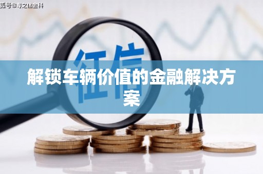 文水解锁车辆价值的金融解决方案