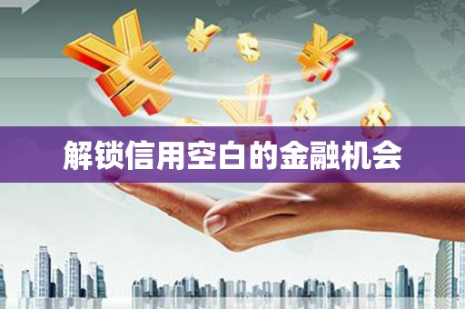 文水解锁信用空白的金融机会