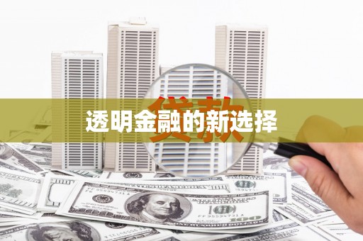 文水透明金融的新选择