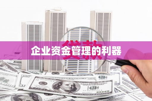 文水企业资金管理的利器
